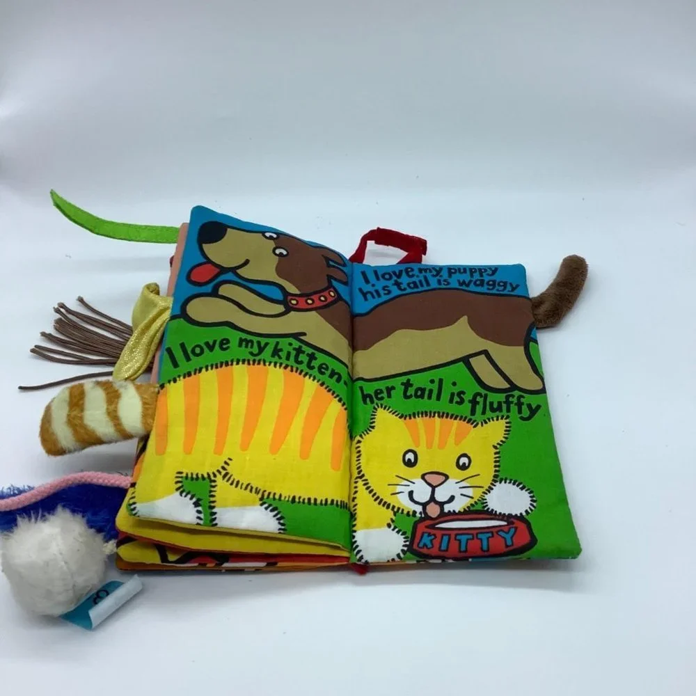 Little Jellycat Soft Baby Infant Book‎ Pet Tails by Anne Wilkinson 7